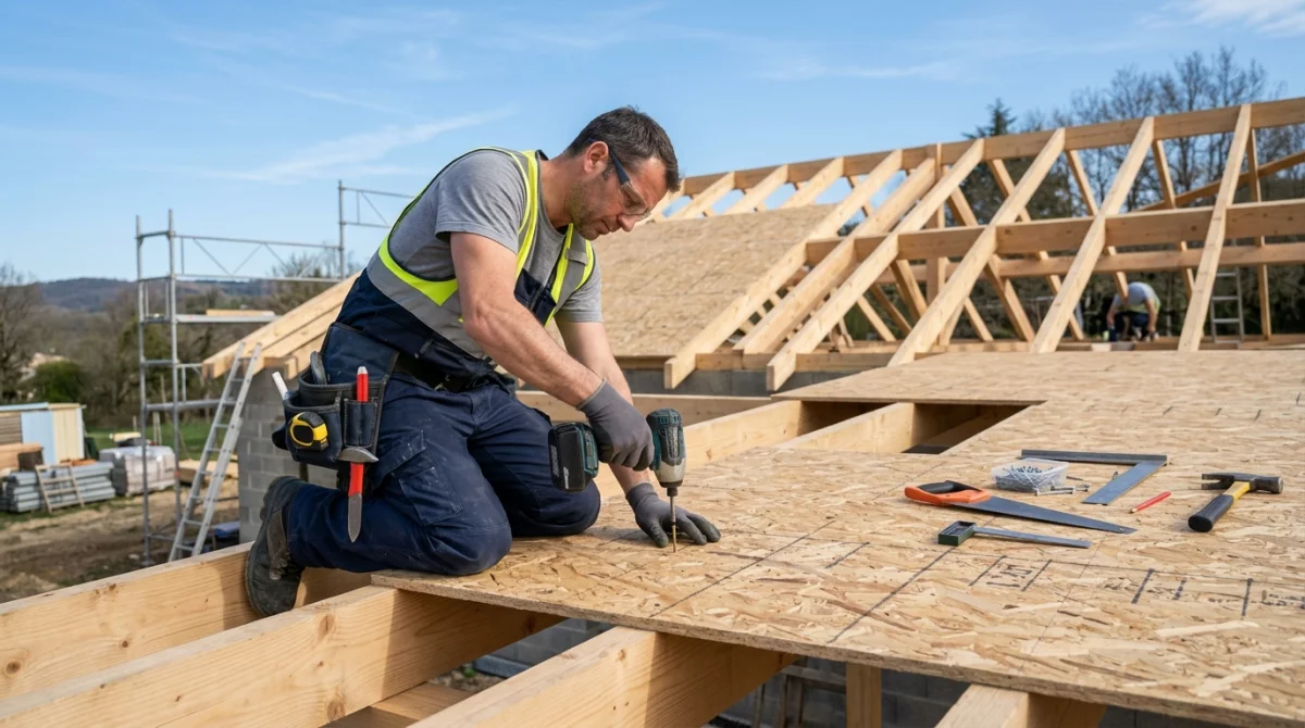 comment faire un toit plat en bois