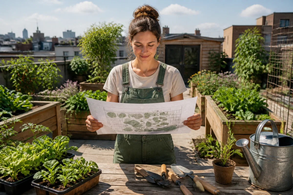 comment faire un potager sur le toit